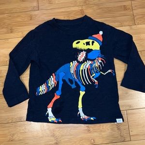 Baby GAP party dinosaur long sleeve shirt 2t